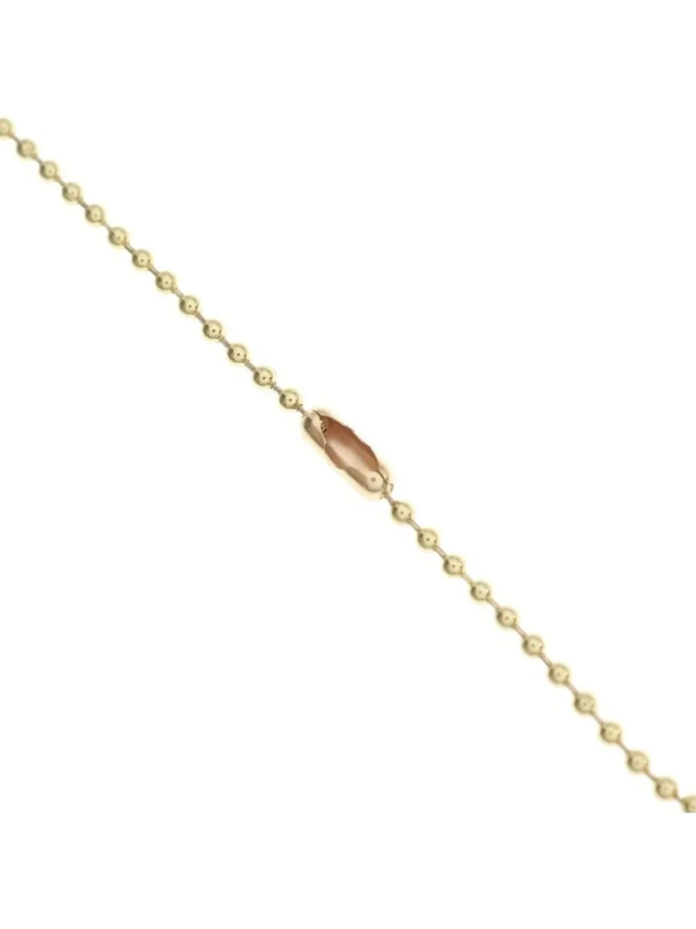 Chrome Hearts 22k Ball Chain Necklace Gold